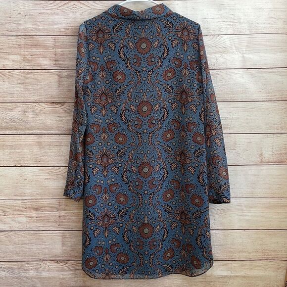 CABI PROVINCIAL FLORAL DRESS IN BLUE‎ - Picture 5 of 6